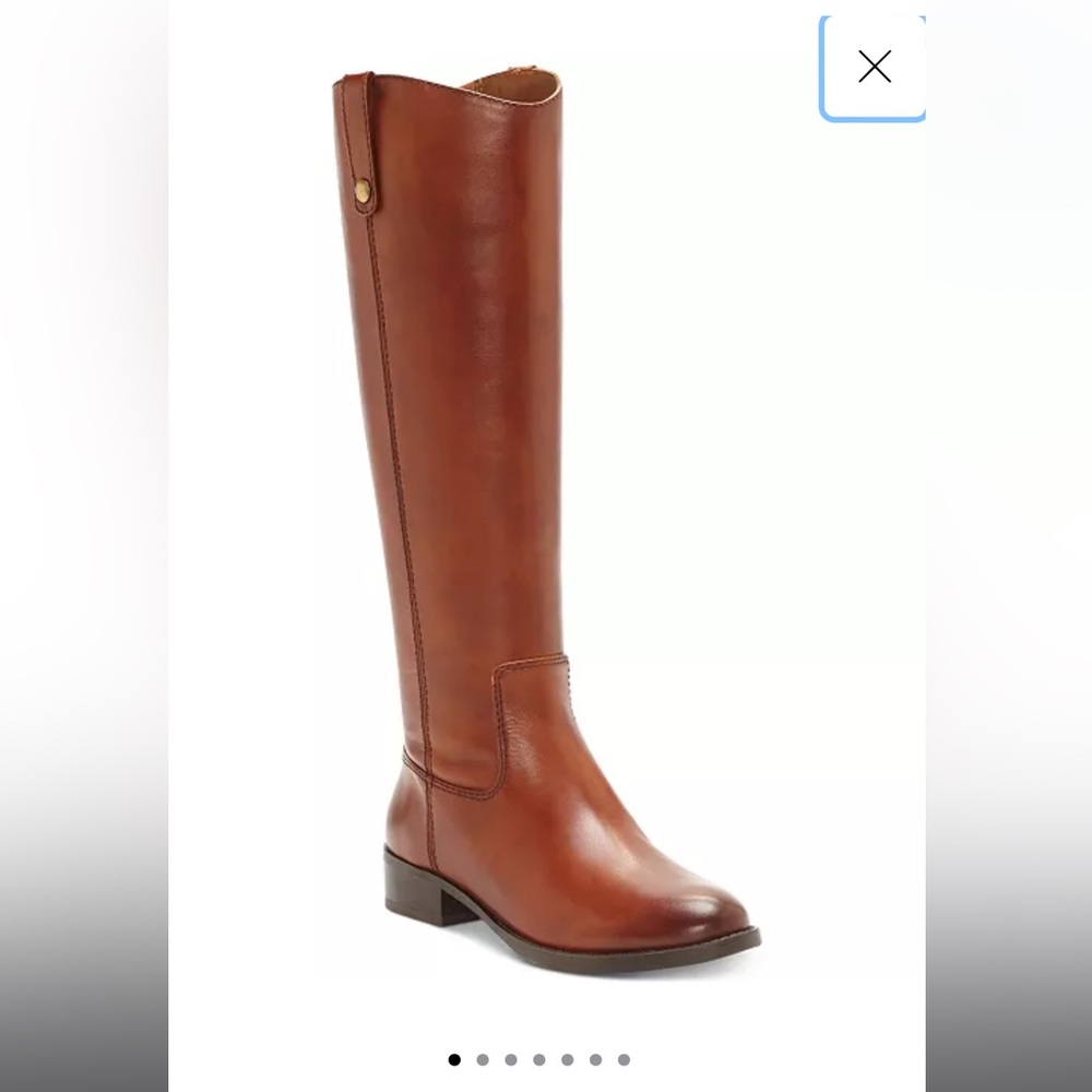 Riding boots cognac brand new with tags
